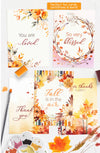 Fun Fall Floral Clip Art Bundle | Transparent Background Digital Download Png Graphics | Watercolor Autumn Clipart | Free Commercial Use