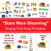 Stars Were Gleaming Primary Song Chart | December LDS Singing Time | Christmas Primary Song Flipchart