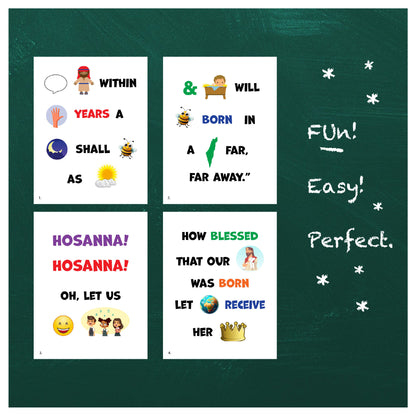Samuel Tells of the Baby Jesus Primary Song Chart | December LDS Singing Time | Singing Time Flipchart for Primary Come, Follow Me