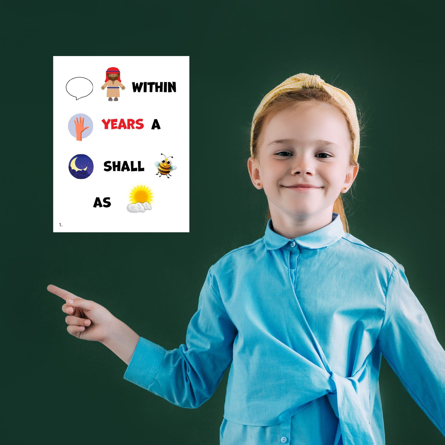 Samuel Tells of the Baby Jesus Primary Song Chart | December LDS Singing Time | Singing Time Flipchart for Primary Come, Follow Me
