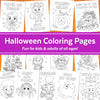 Halloween Coloring Pages | Printable Coloring | Halloween Printable | Instant Download