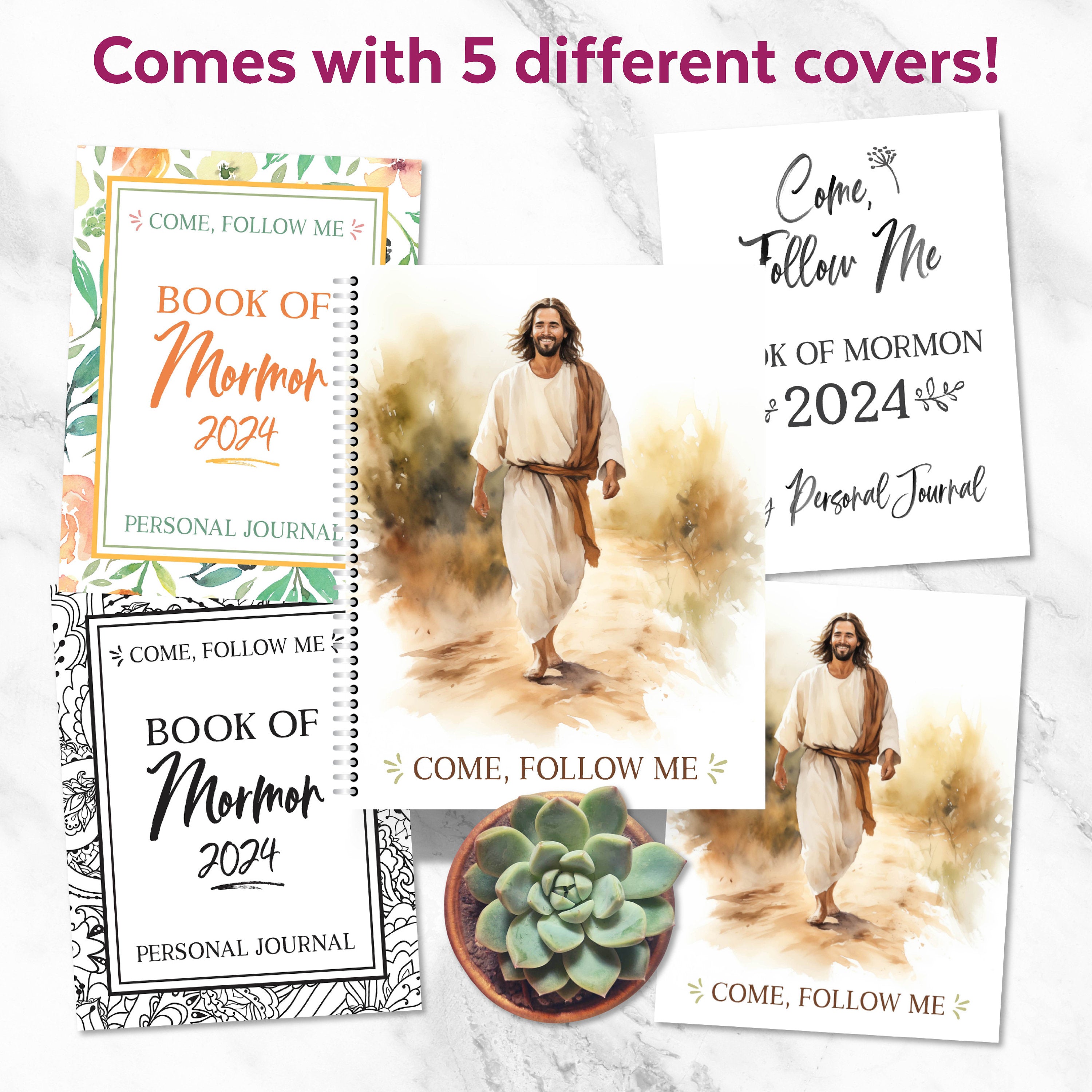 Book of Mormon 2024 Come, Follow Me Journal Edition