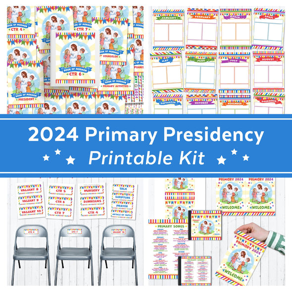 Primary Presidency 2024 | Primary Binder, Primary Binder Cover, Primary Newsletter, Book of Mormon, LDS Primary 2024