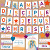 2024 Youth Theme Young Women Bulletin Board Kit | YW Bulletin Board Decorations | I Am A Disciple Of Jesus Christ | 3 Nephi 5:13