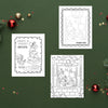 Christmas Coloring Pages | Christmas Printables | Digital Download | Christmas Dot to Dot | Tracing Pages