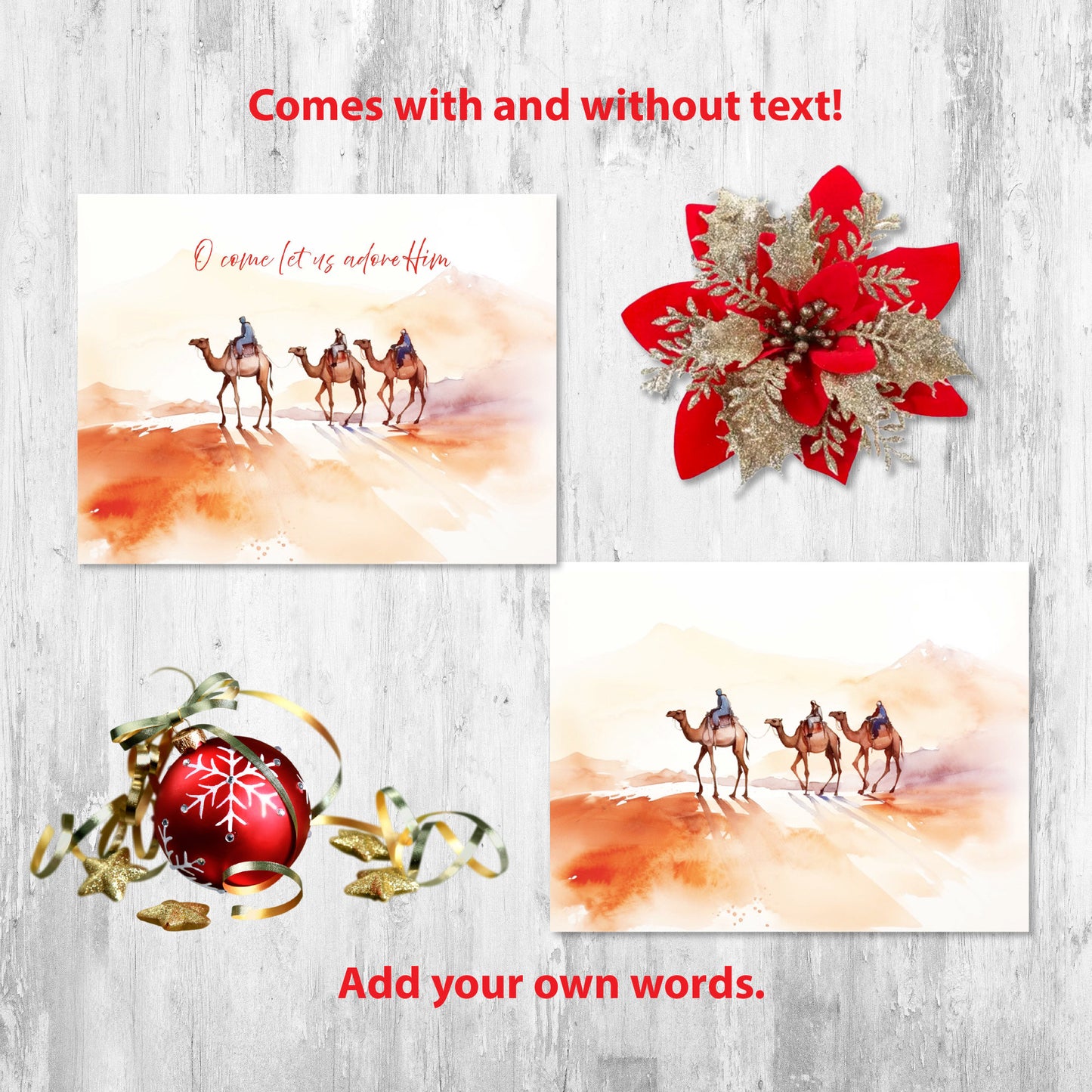 Wise Men Christmas Art | Nativity Scene | Modern Jesus Bible Printable Wall Art | Wise Men Still Seek Him