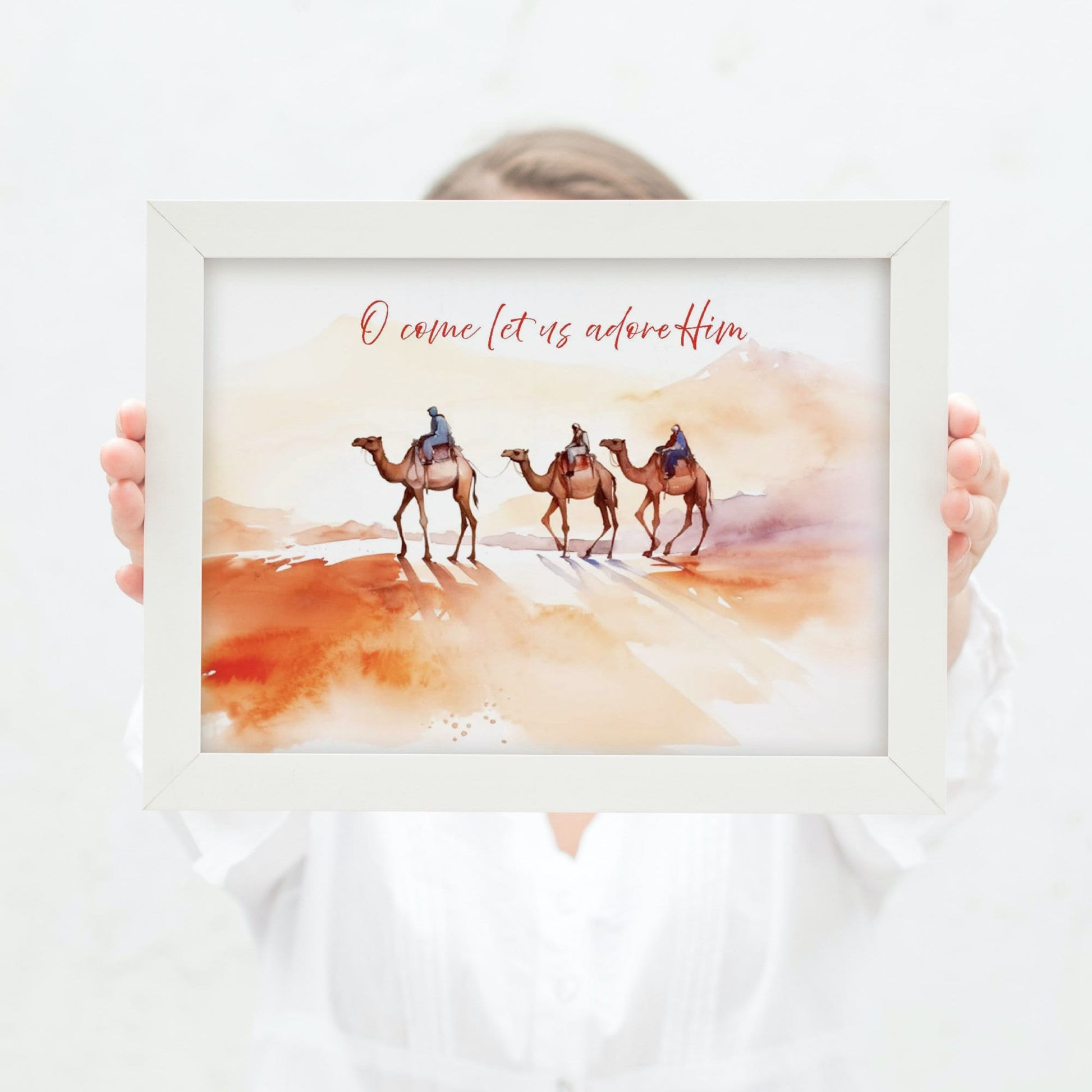 Wise Men Christmas Art | Nativity Scene | Modern Jesus Bible Printable Wall Art | Wise Men Still Seek Him