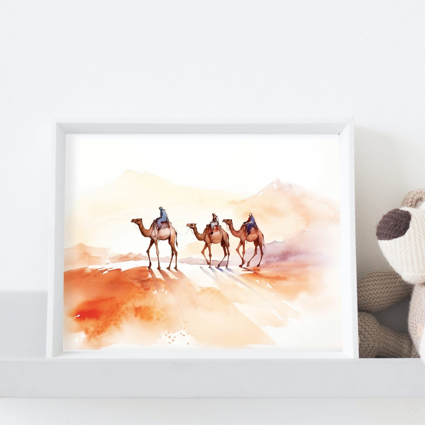 Wise Men Christmas Art | Nativity Scene | Modern Jesus Bible Printable Wall Art | Wise Men Still Seek Him