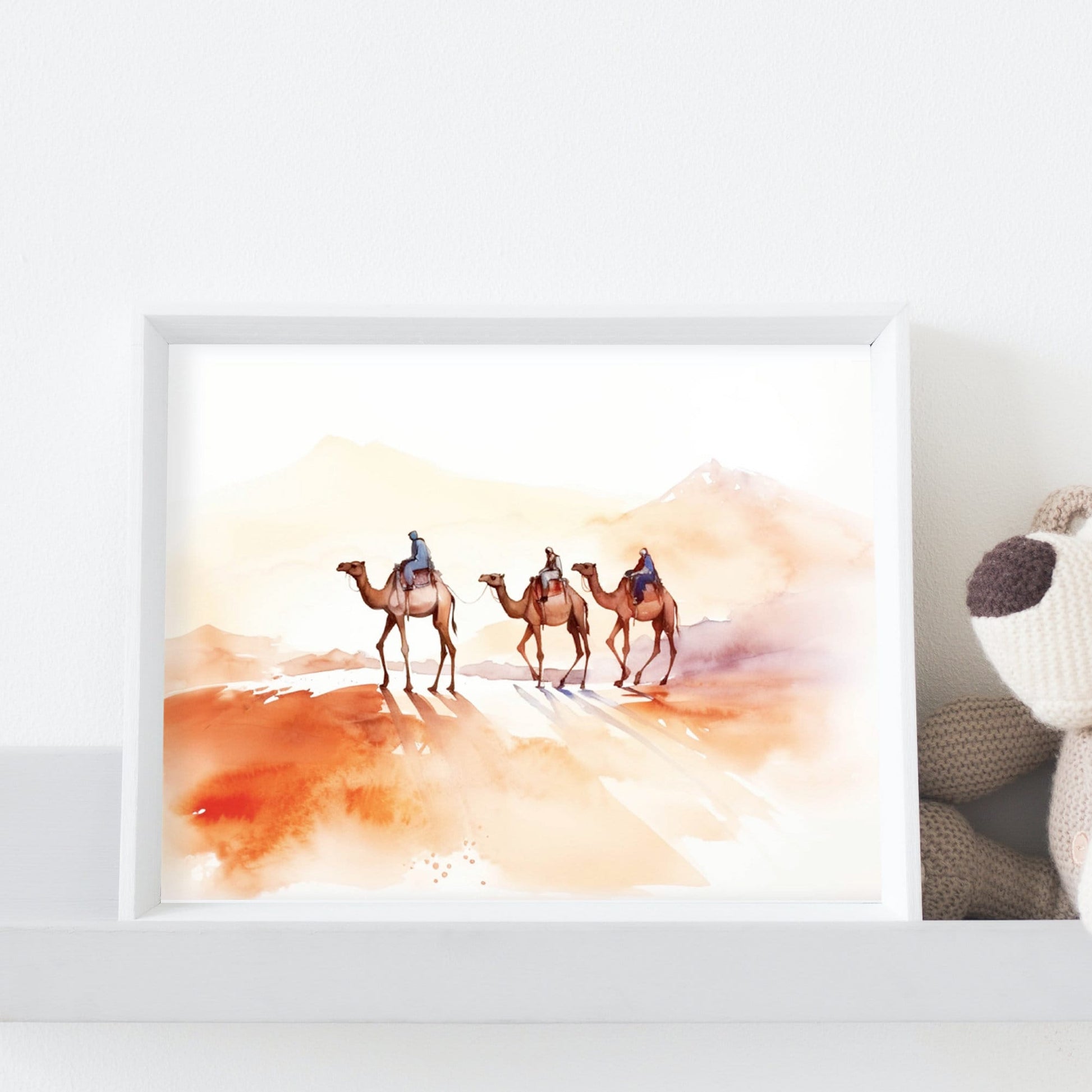 Wise Men Christmas Art | Nativity Scene | Modern Jesus Bible Printable Wall Art | Wise Men Still Seek Him