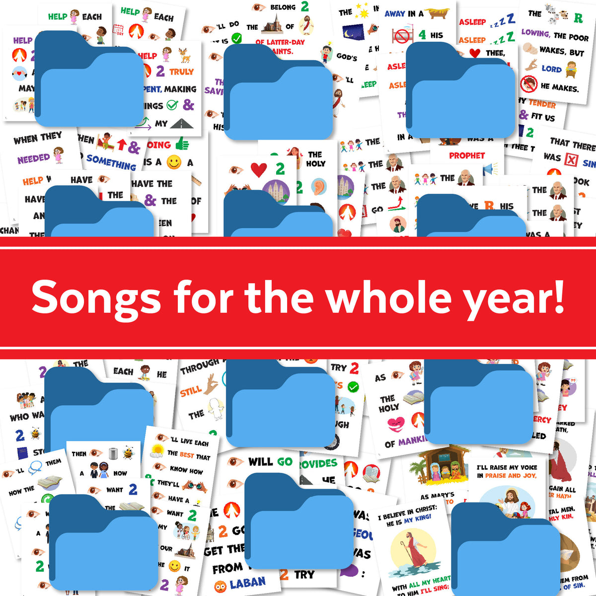 2024 Primary Singing Time Song Charts Ministering Printables   Il Fullxfull.5654359761 P7pp 1200x1200 