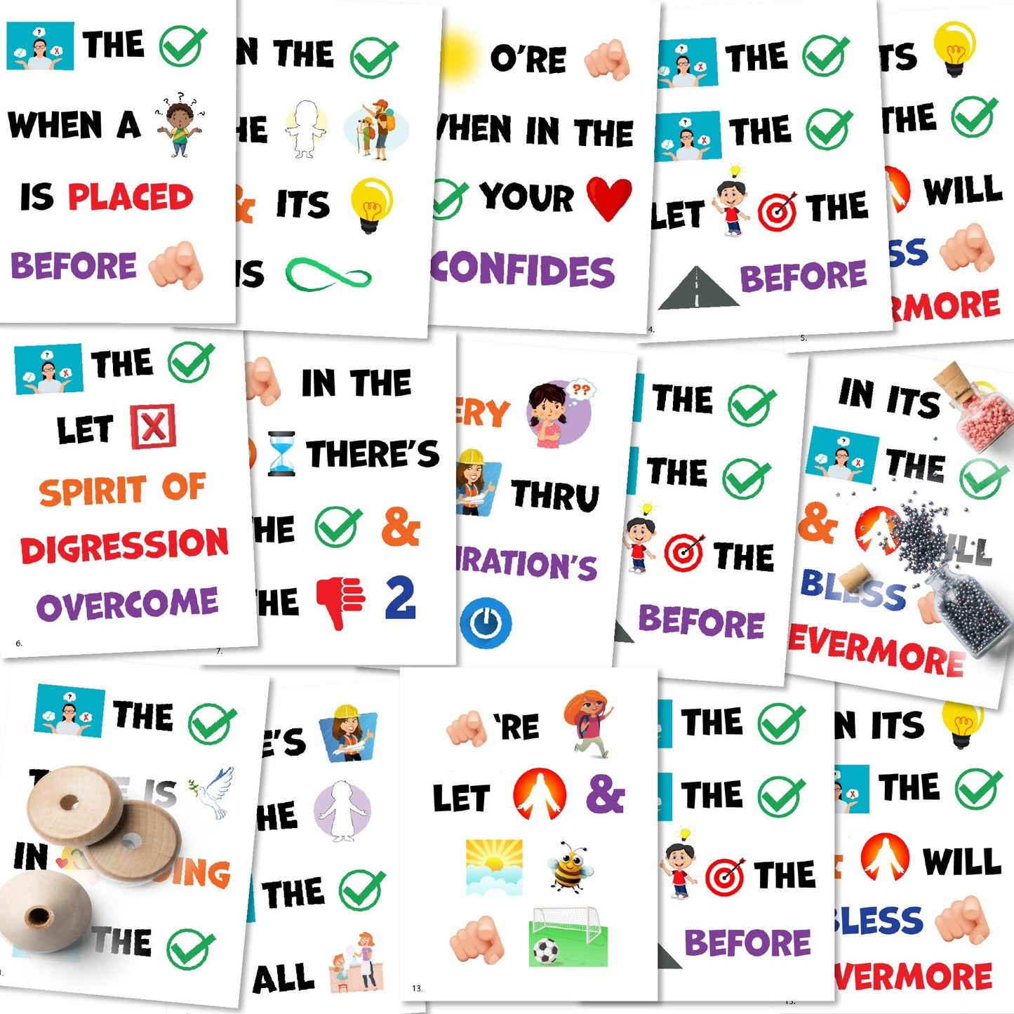 Choose the Right | February 2024 Singing Time Flipchart for LDS Primary Come, Follow Me