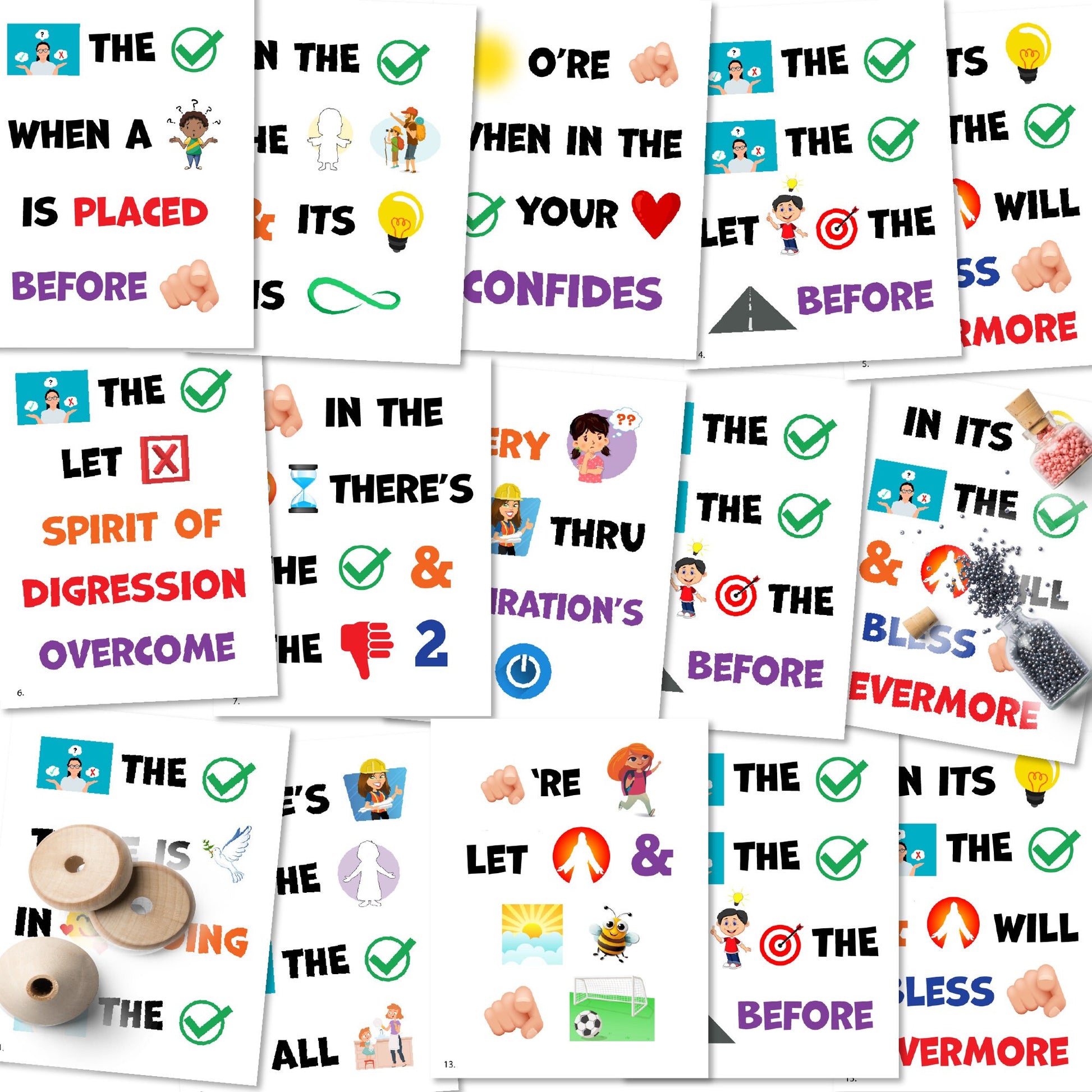 Choose the Right | February 2024 Singing Time Flipchart for LDS Primary Come, Follow Me