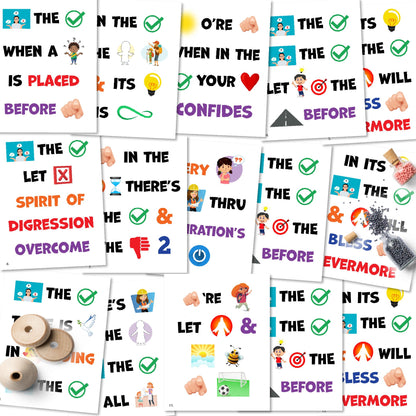 Choose the Right | February 2024 Singing Time Flipchart for LDS Primary Come, Follow Me