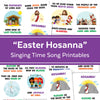 Easter Hosanna | Singing Time Flipchart for LDS Primary Come, Follow Me