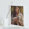 Never Alone Jesus Fine Art Print | Jesus Painting | The Living Christ | Christian Decor | Christian Painting | Lost Sheep Painting