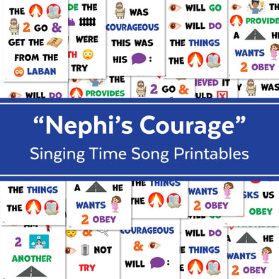 Nephi's Courage | Singing Time Flipchart for LDS Primary Come, Follow Me