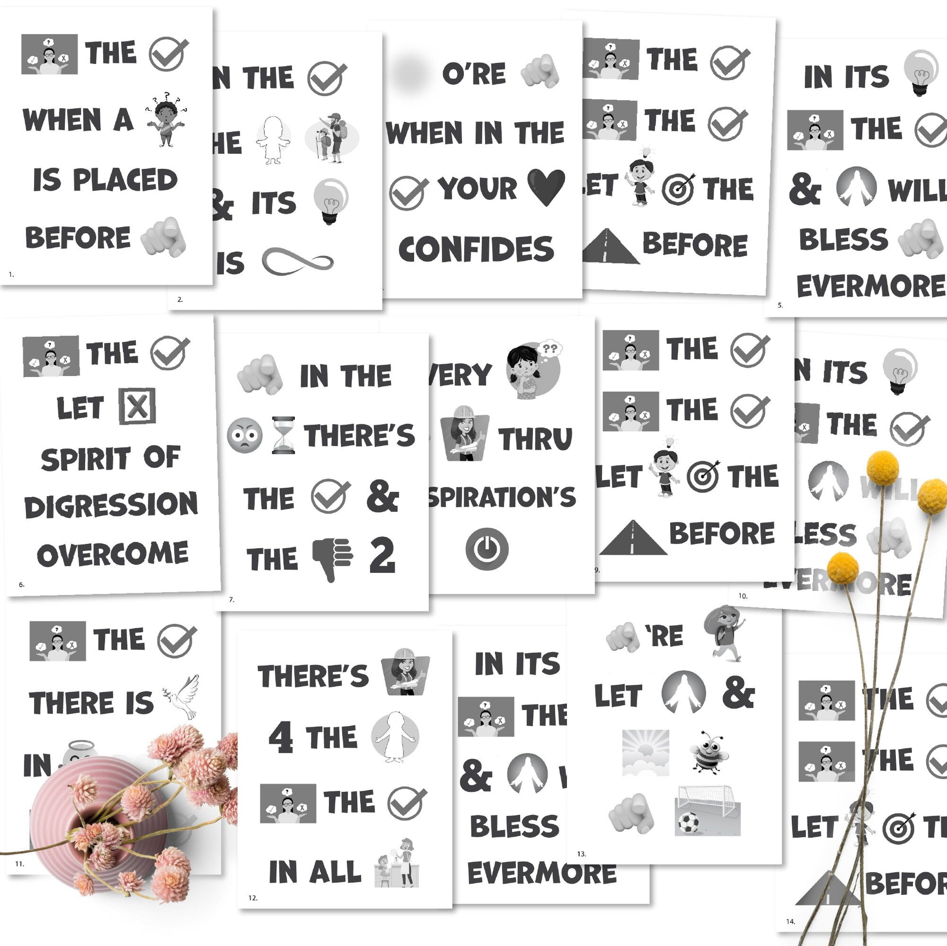 Choose the Right | February 2024 Singing Time Flipchart for LDS Primary Come, Follow Me