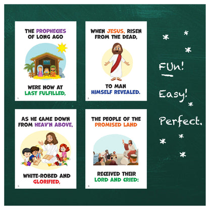 Easter Hosanna | Singing Time Flipchart for LDS Primary Come, Follow Me