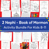 2 Nephi Book of Mormon Activity Bundle for kids 8-11 | LDS Come Follow Me 2024 | February March Primary 2024