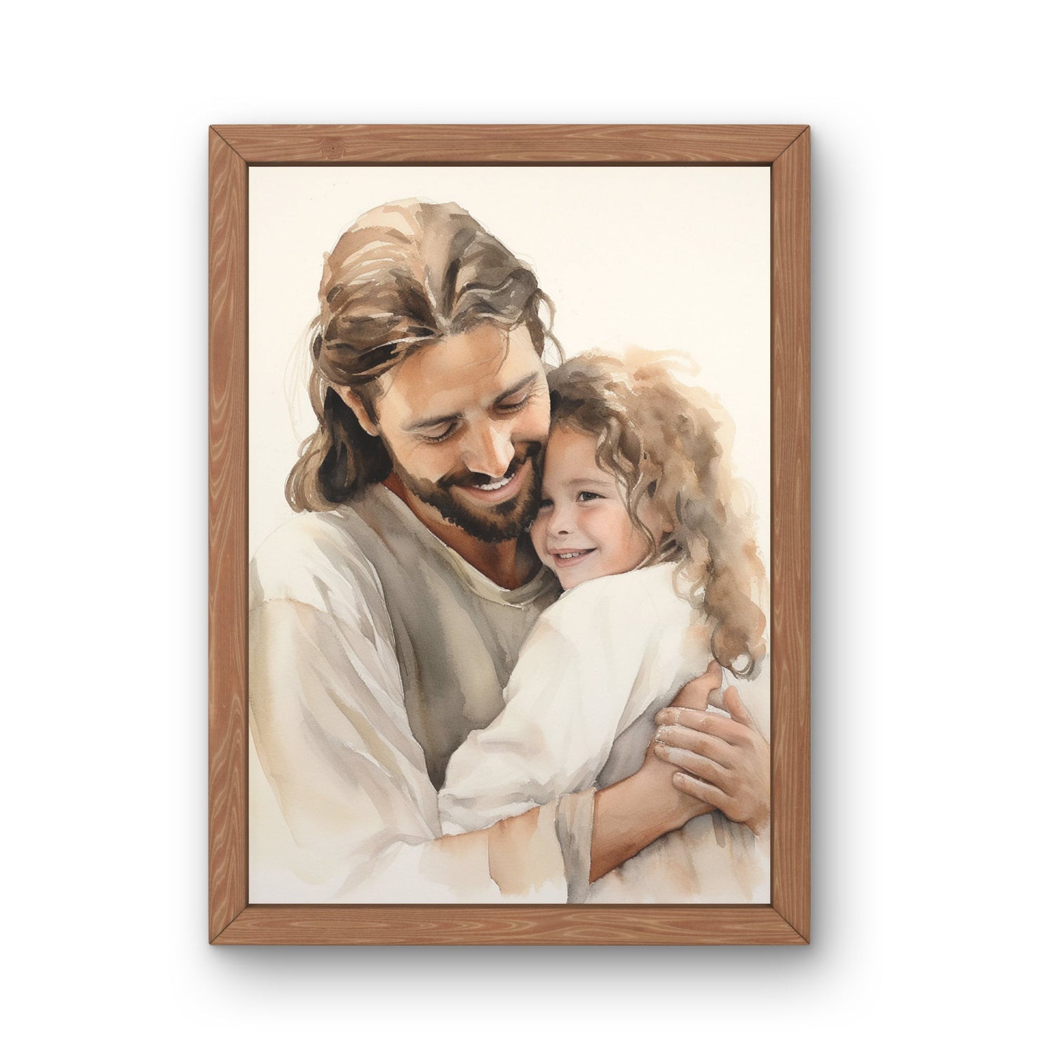 Always Loved Jesus Fine Art Print | Jesus Painting | The Living Christ | Christian Decor | Christian Painting