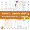 LDS Seminary Doctrinal Mastery Games and Puzzles for Doctrine & Covenants | Digital Download | LDS Seminary 2025 2026