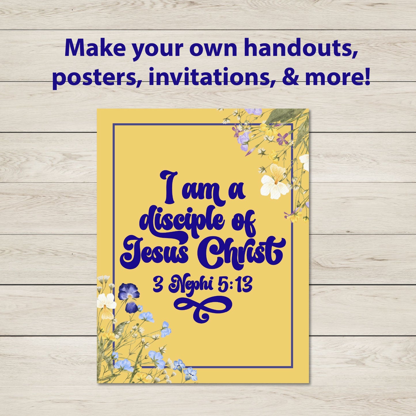 Youth Theme 2024 LDS Logos in SVG and PNG | 3 Nephi 5:13 | I am a Disciple of Jesus Christ | lds Trek | lds Girls Camp | Digital Download