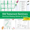 LDS Seminary Doctrinal Mastery Games and Puzzles for Old Testament | Digital Download