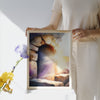 Easter Wall Art | The Tomb Is Empty | Jesus Leaving the Garden Tomb | Christian Art | The Resurrected Lord | Come and See